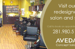 Visit our redesigned salon and spa.